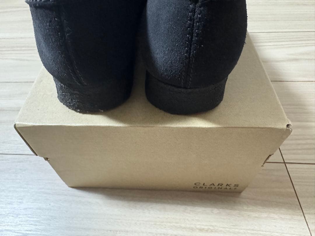 CLARKS WALLABEE クラークス ワラビー ブラック 8H 美品