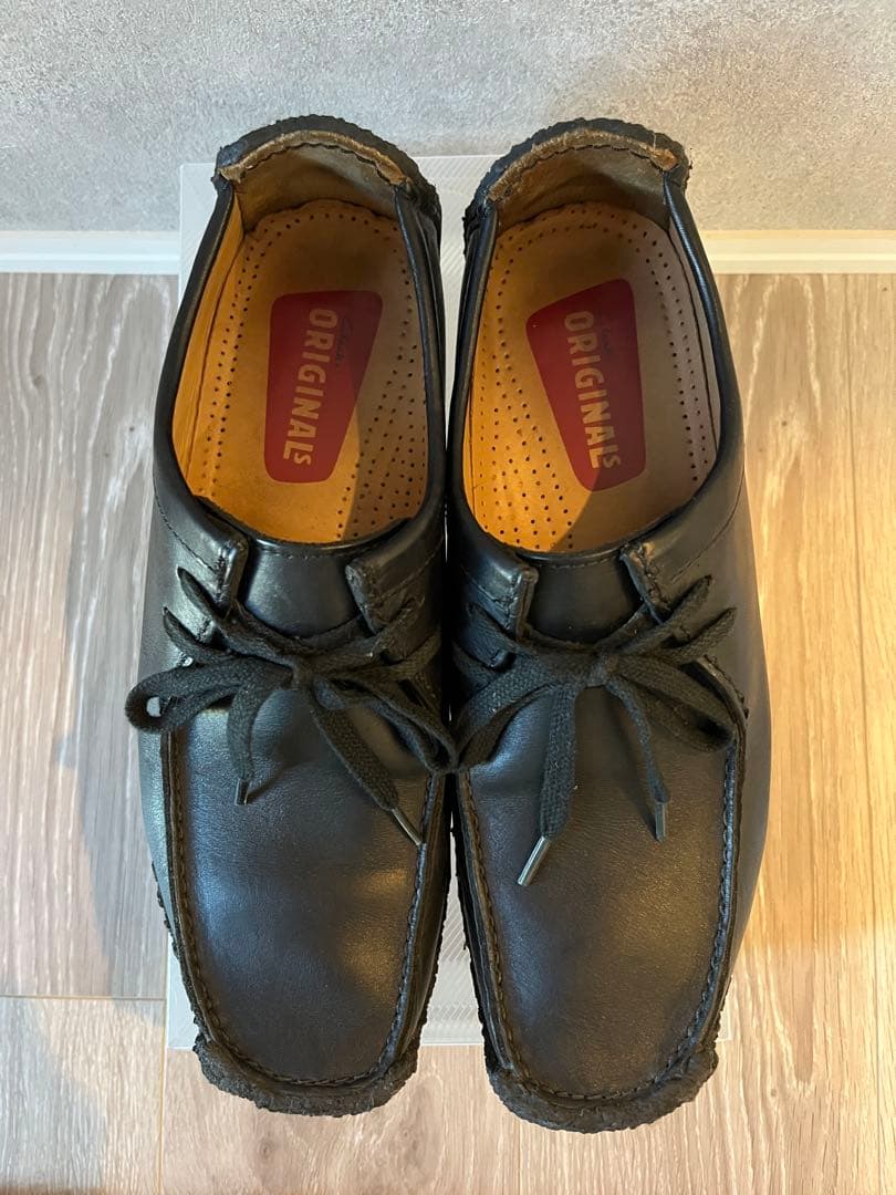 【美品】クラークス Original ナタリーワラビーブラック 本革