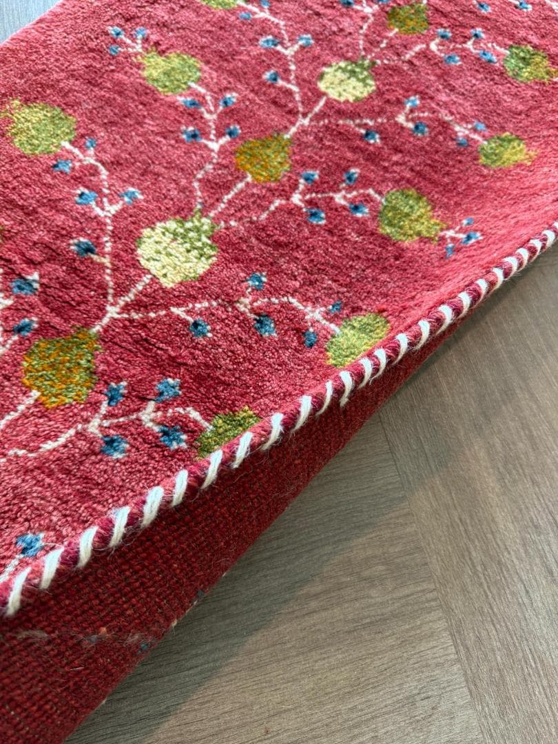 127x56cm ペルシャギャッベ ランナー (ギャベ) ペルシャ絨毯 ギャッベ