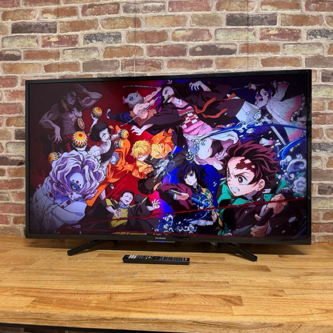 FUNAI 55V型 4K液晶テレビ HDD内蔵 FL-55U5030 アプリ○
