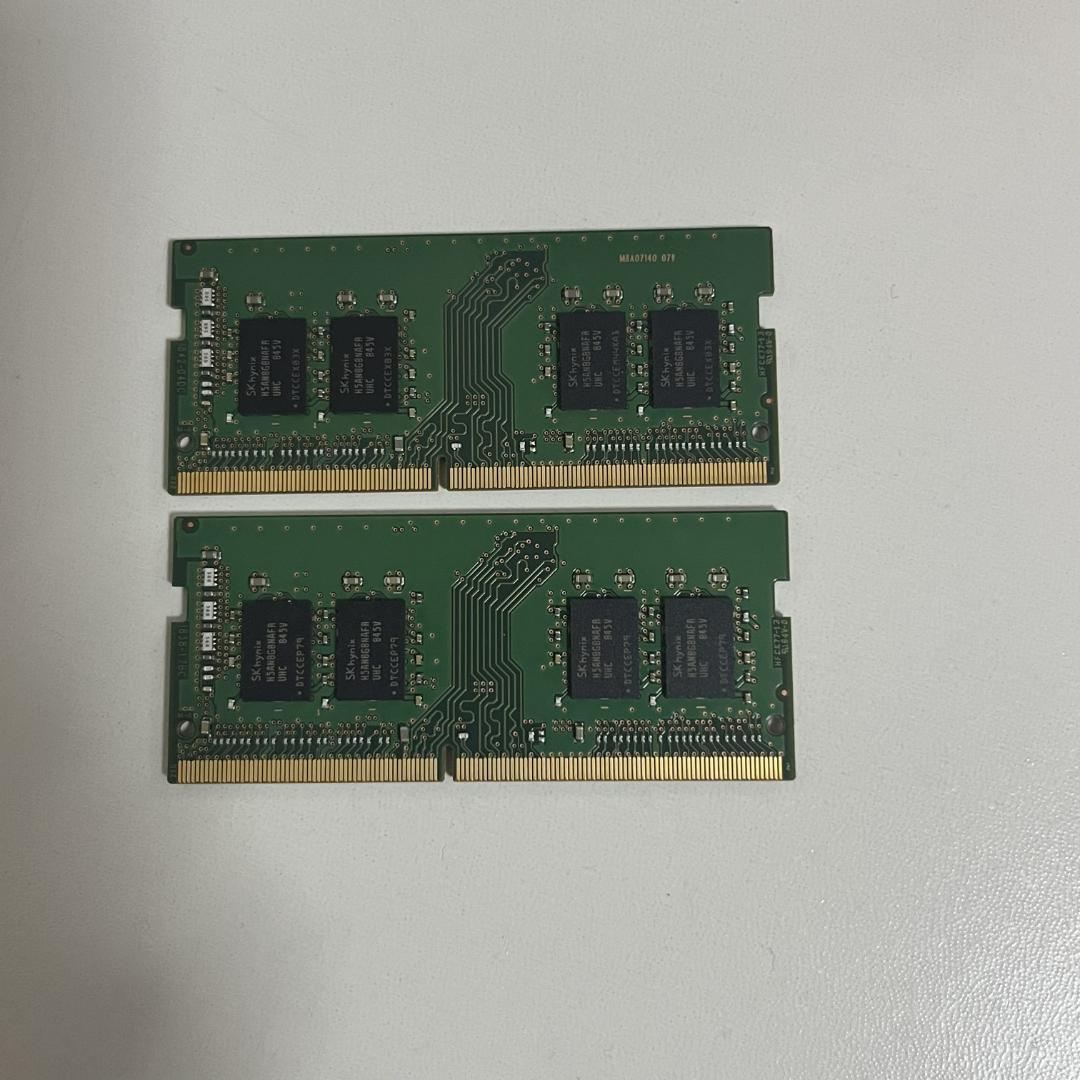 SK hynix 8G 1Rx8 PC4-2400T-SA1-11×2 計16G