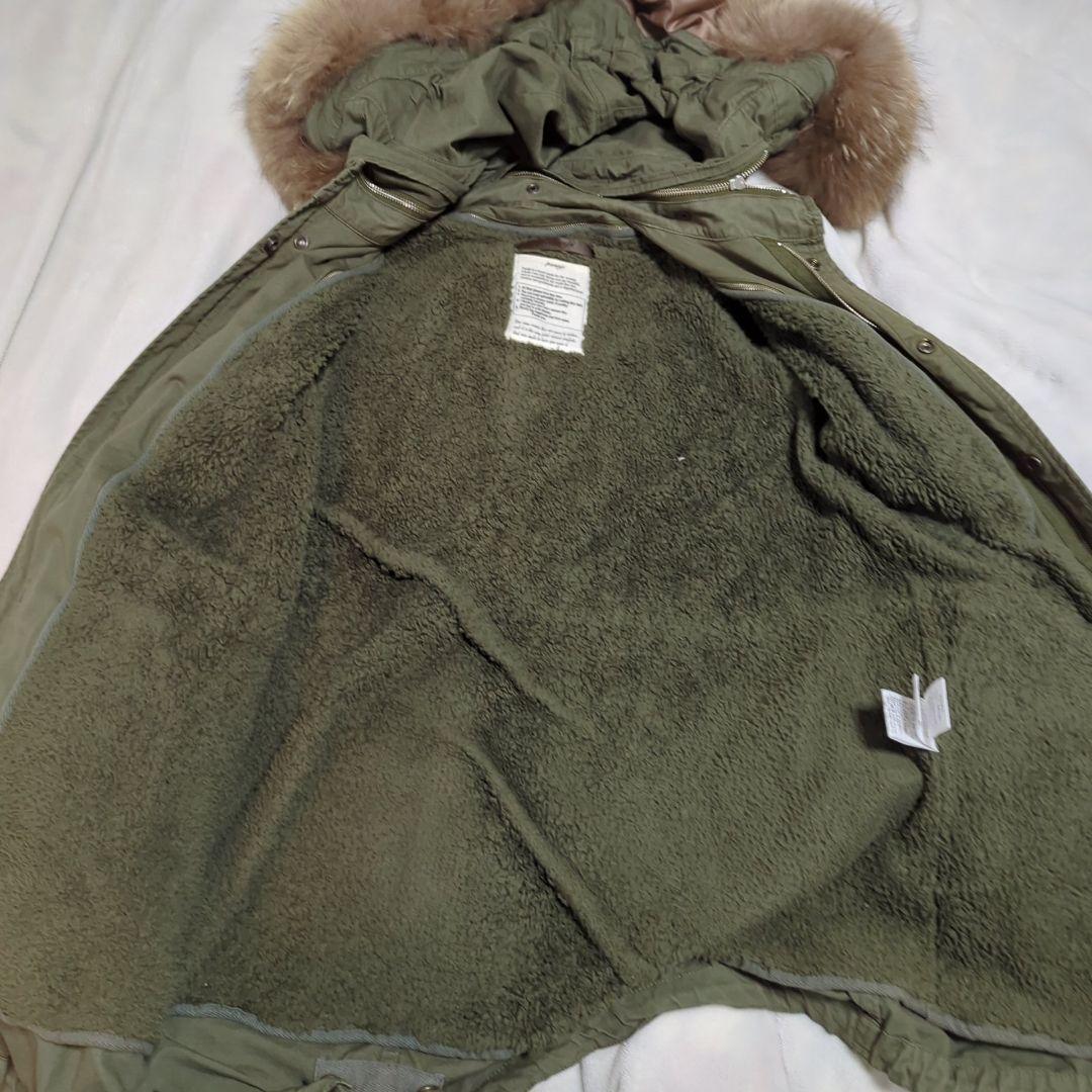 curohse様！！panaji goa ラクーンファー ボリュームモッズコート