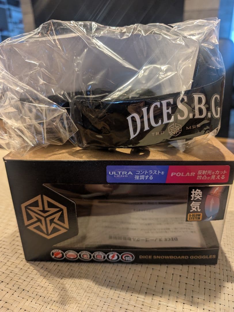 DICE 　BANK　スノーボードゴーグル