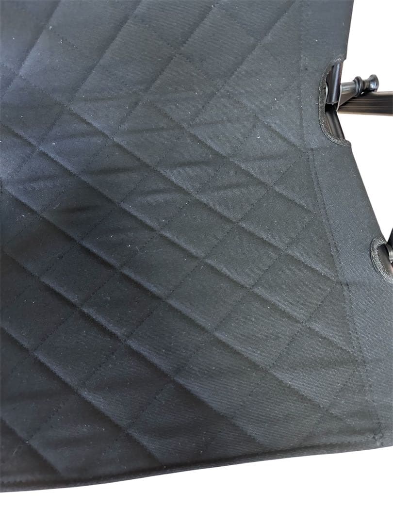 極美品　RcrCamp リクライニングローチェア 収納袋付き ブラック