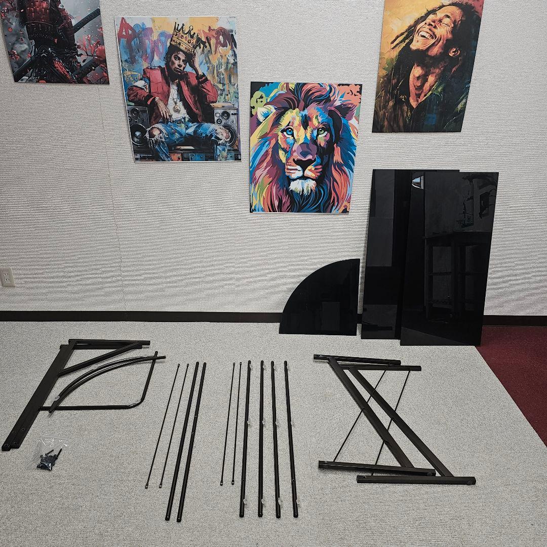 ガラス L字型パソコンデスク 東京23区全域送料無料