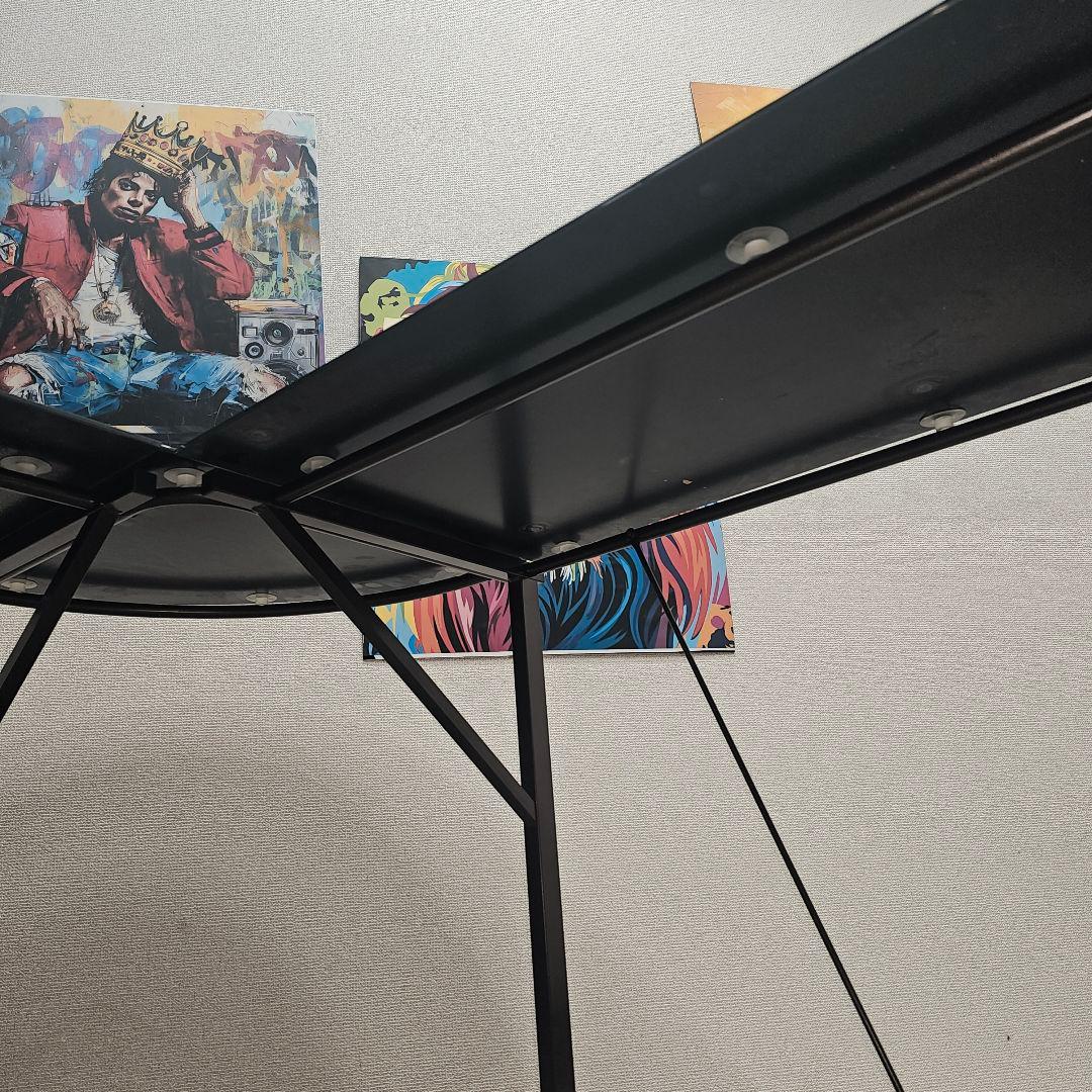 ガラス L字型パソコンデスク 東京23区全域送料無料