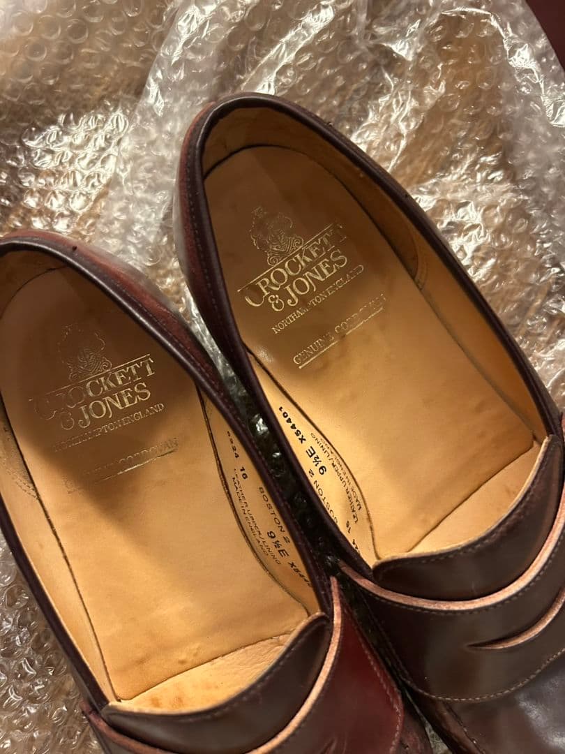 Crockett & Jones ブラウンローファー レザー　　ビジネス 9.5