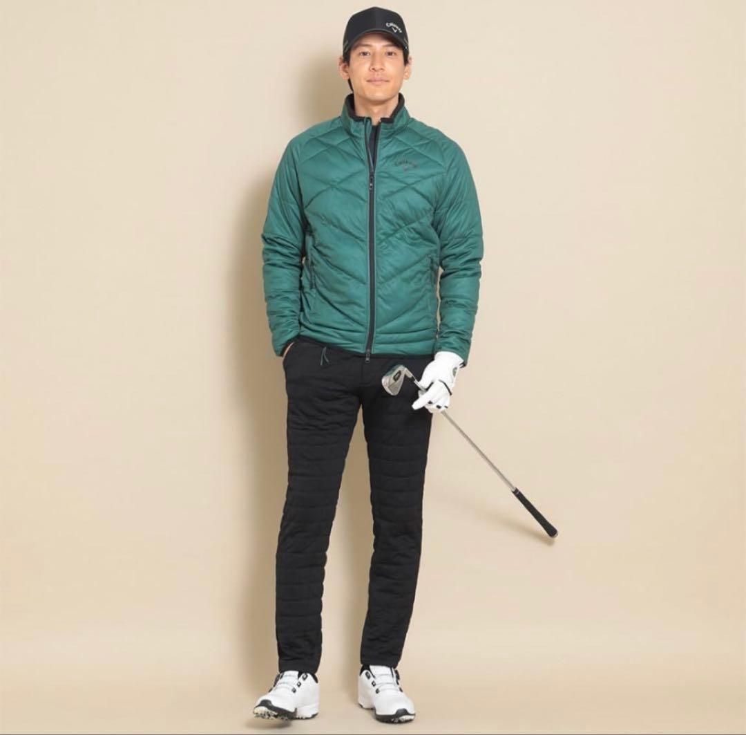 キャロウェイ callaway 中綿ジャケット スターストレッチ 緑 3L