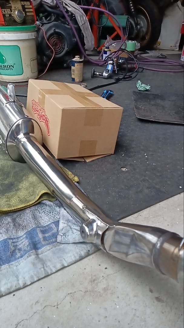 シ*ス様 YZ250F 2003年式フルパワーマフラー鏡面加工仕様