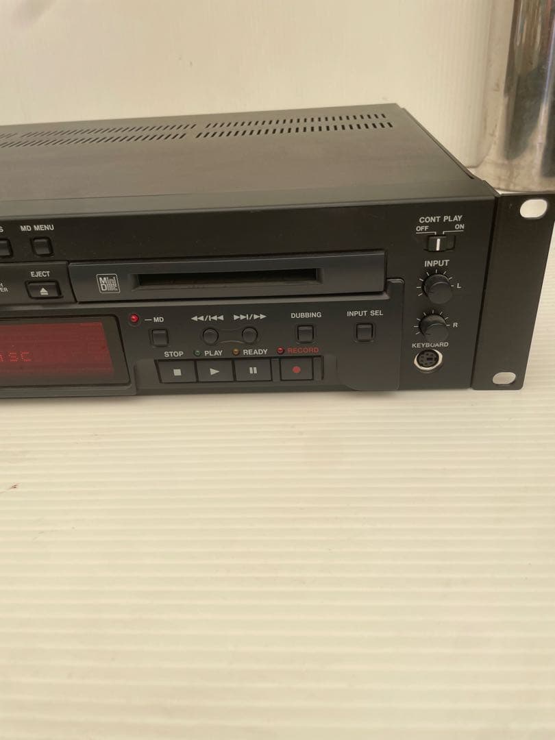 TASCAM タスカム MD-CD1MKⅢ 業務用CD/MDデッキ ディスプレイ