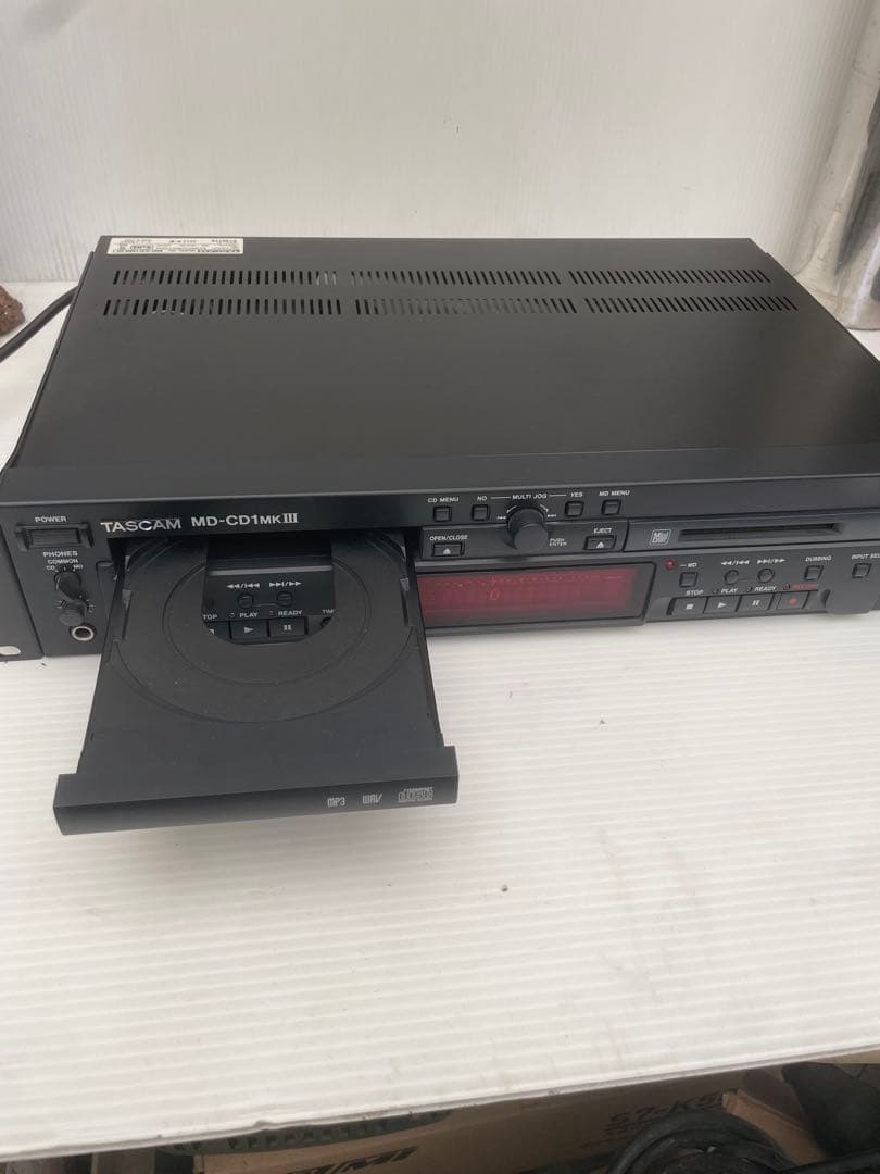TASCAM タスカム MD-CD1MKⅢ 業務用CD/MDデッキ ディスプレイ