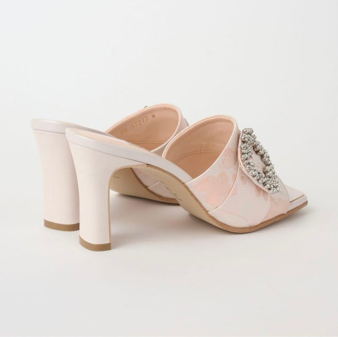 DIANA ダイアナ ビジューバックル輝く☆上品ミュール M