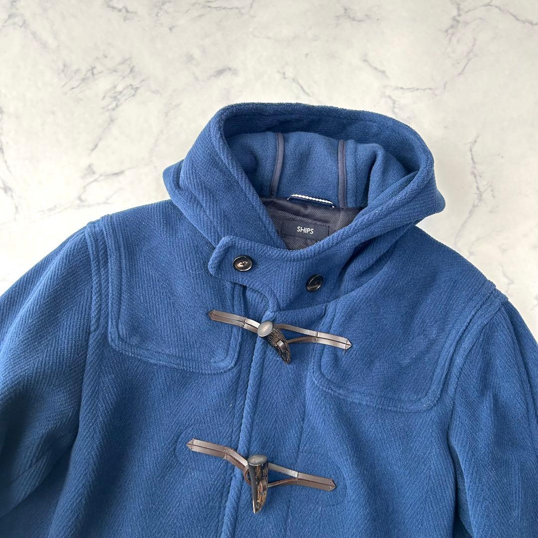 高級イタリア製生地✨　バロムブローサ　SHIPS ダッフルコート　メルトンウール