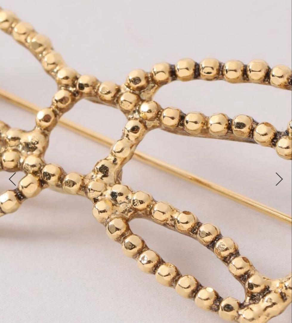 アデル ビジュー CUTSELL ribbon brooch ブローチ リボン