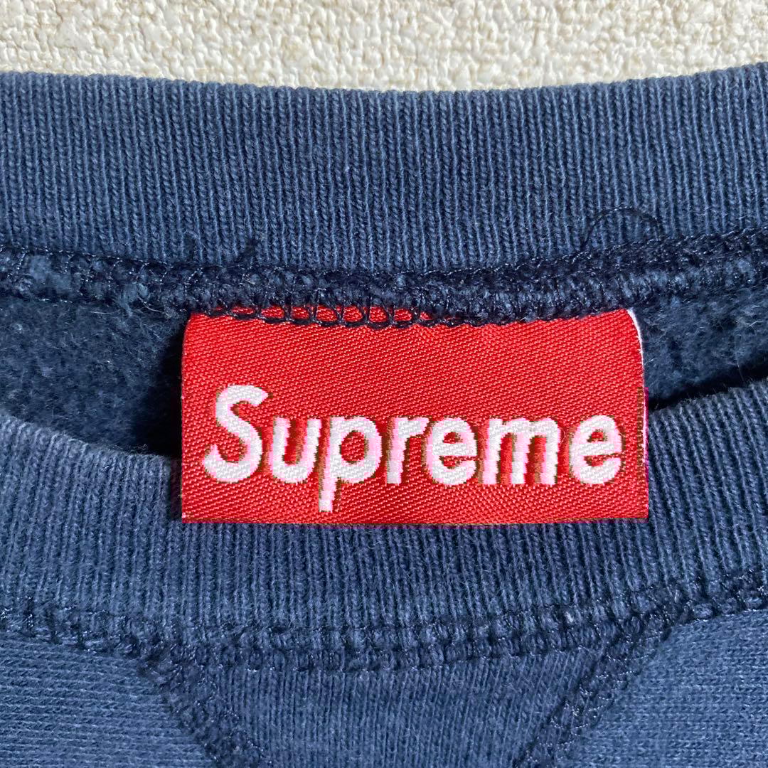 シュプリーム ボックスロゴ トレーナー アイスブルー 1995