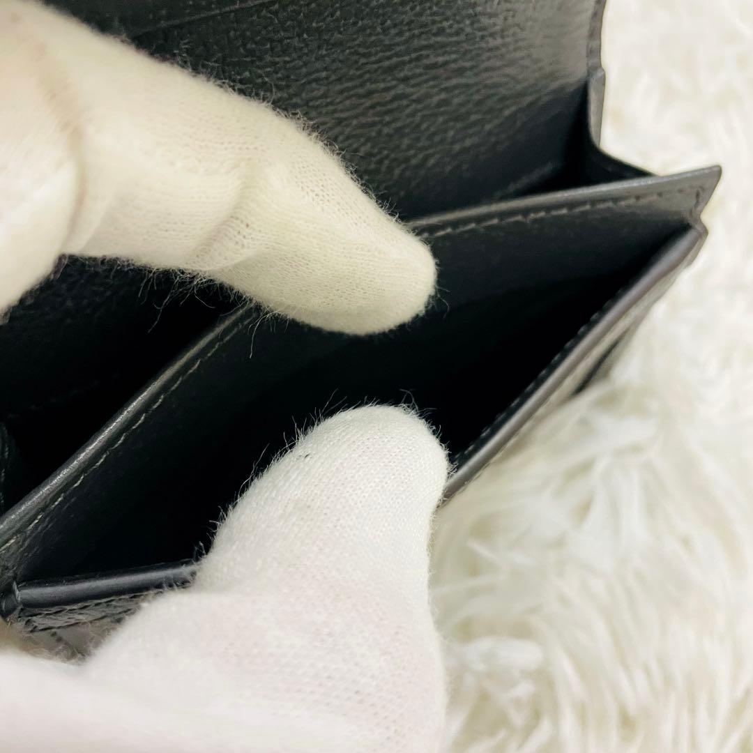 未使用級✨GUCCI カードケース 名刺入れ オフディア GGマーモント グレー