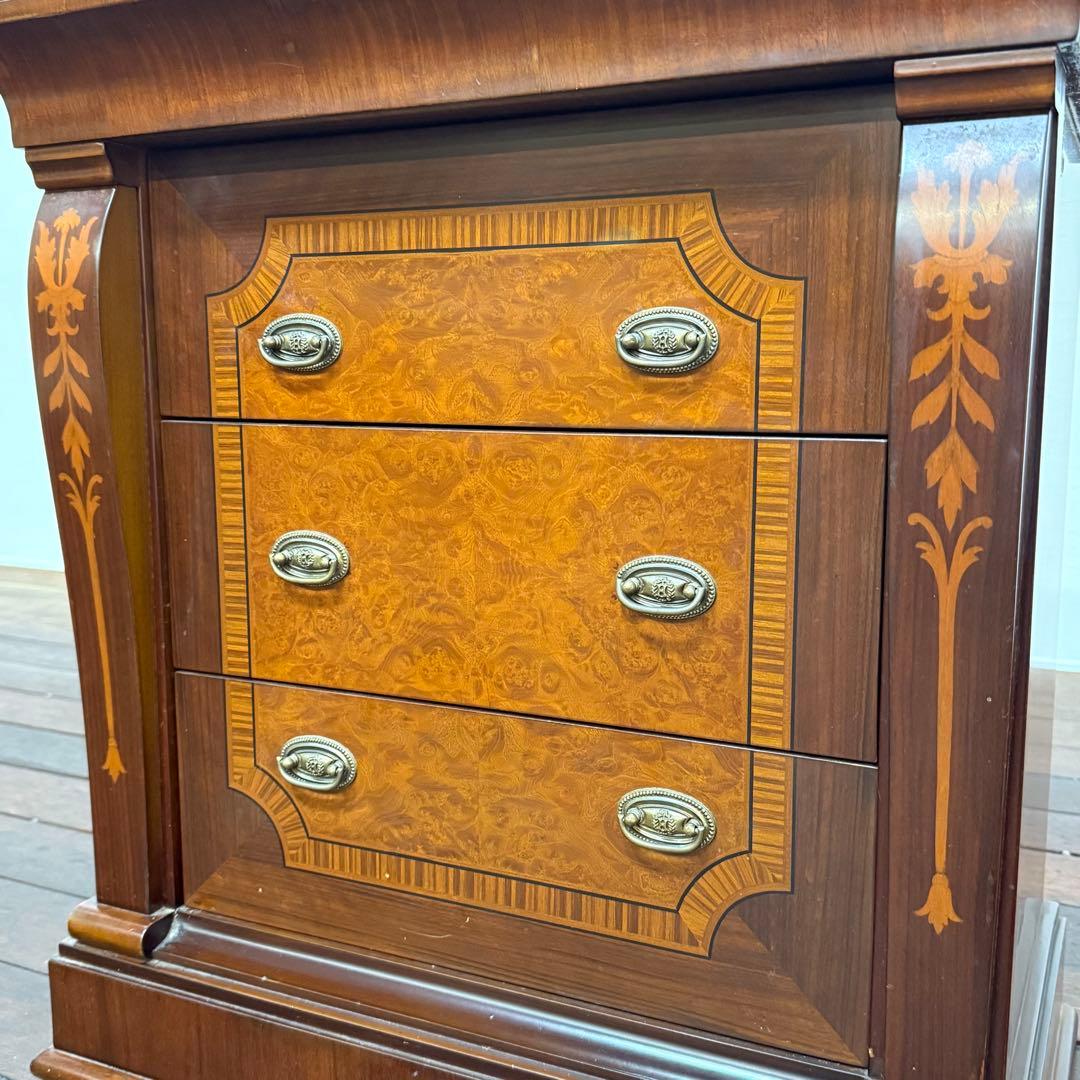 H18C3 HURTAD ウルタド 象嵌細工 サイドチェスト 3段