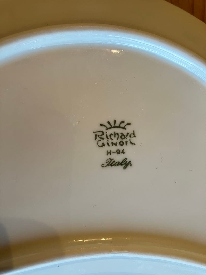 choco　ベッキオホワイト　クレッセント×4 19.5プレート×4