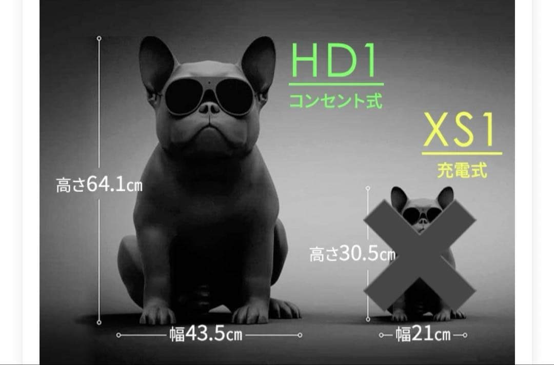 【AeroBull】HD1 ワイヤレススピーカー　グロッシーホワイト
