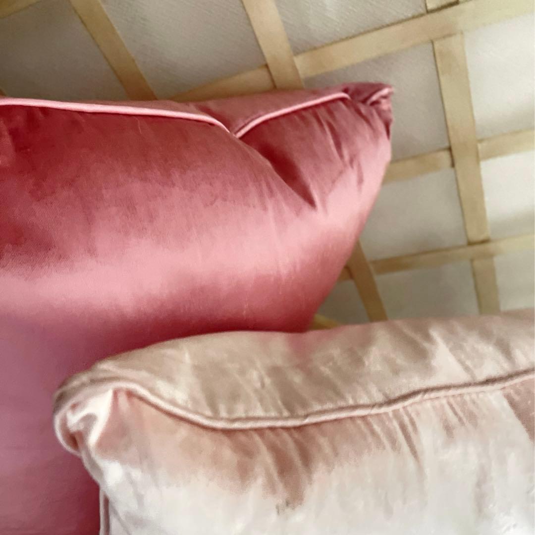 [2枚組]ローラアシュレイ ナイジェラクッション2枚セット　フェザーパッド　新品