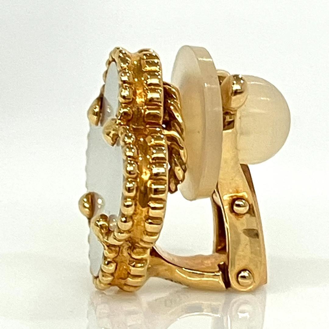 ヴィンテージアルハンブラ イヤリング 750YG シェル 片方 3.7g