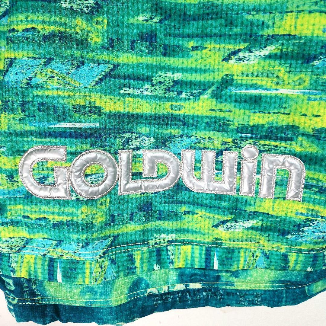 ​【極希少/レトロ】ゴールドウイン スキーウェア 上下セット M 総柄 90s