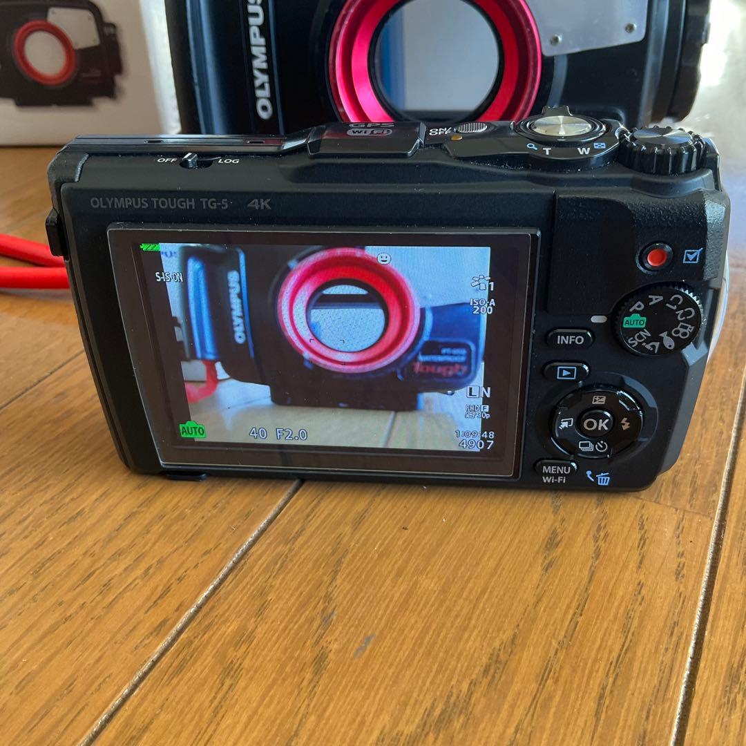 値下げ♪【OLYMPUS オリンパス TG-5&ハウジングPT-058セット】