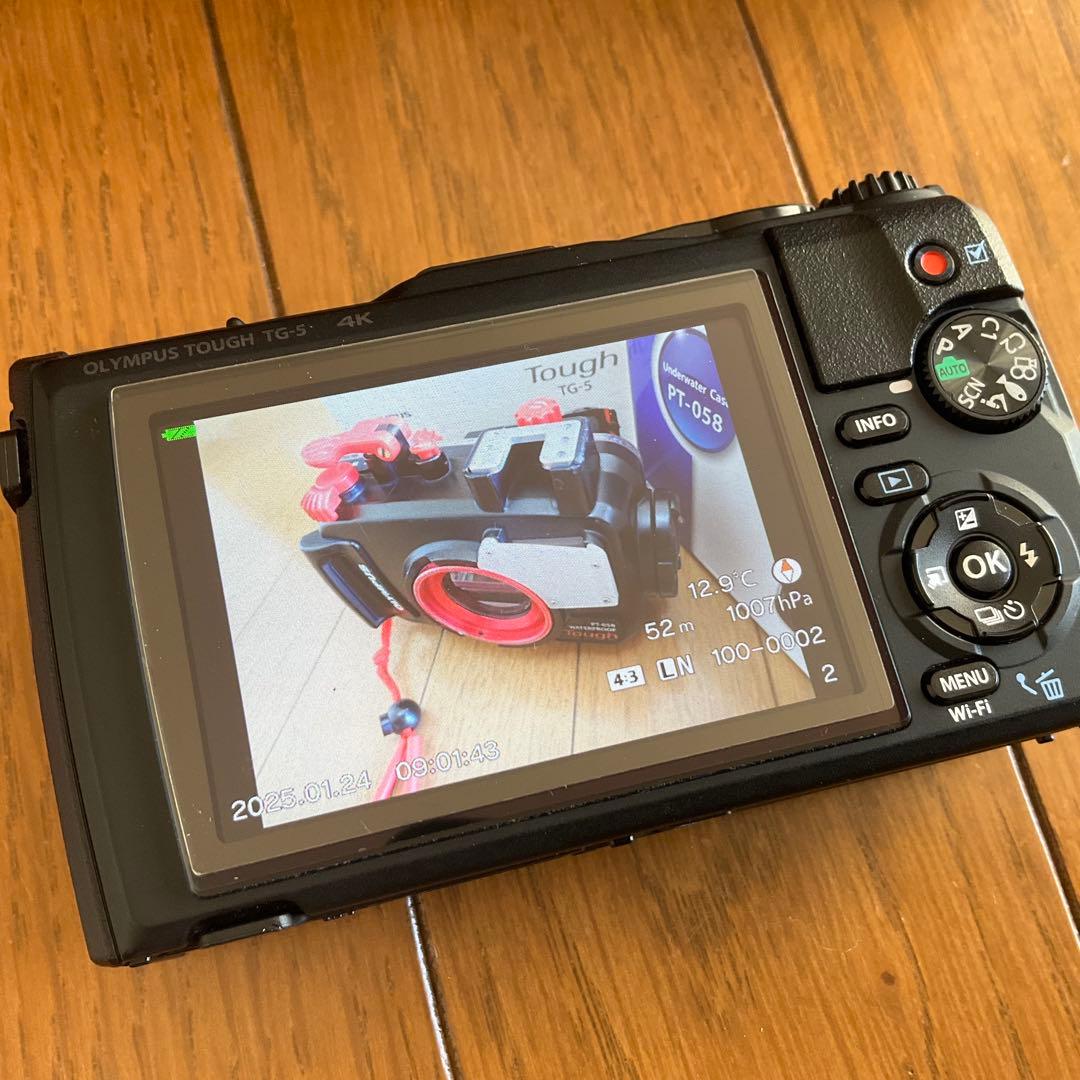 値下げ♪【OLYMPUS オリンパス TG-5&ハウジングPT-058セット】