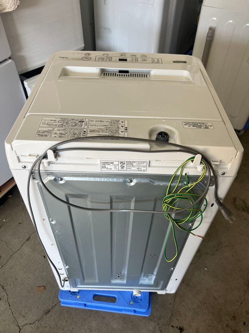 ヤマダ 縦型洗濯機4.5kg 2021年単身 一人暮らし YWM-T45H1 T