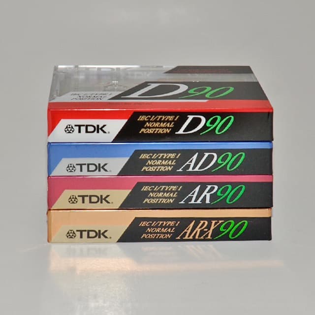 [希少]TDK CASSETTE TAPE Dシリーズ[海外版]4種セット