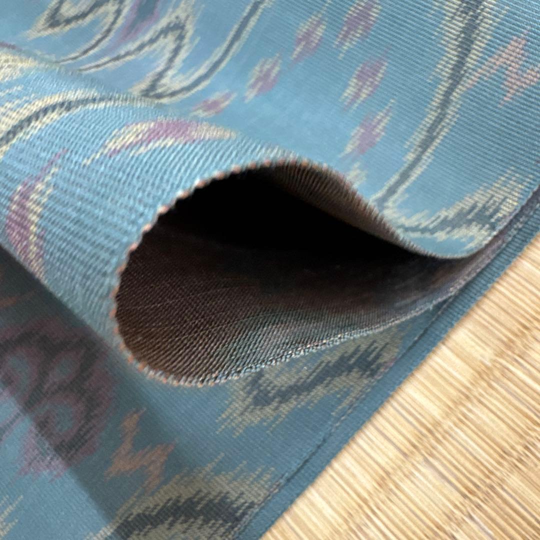 西陣織　名古屋帯反物　太子間道