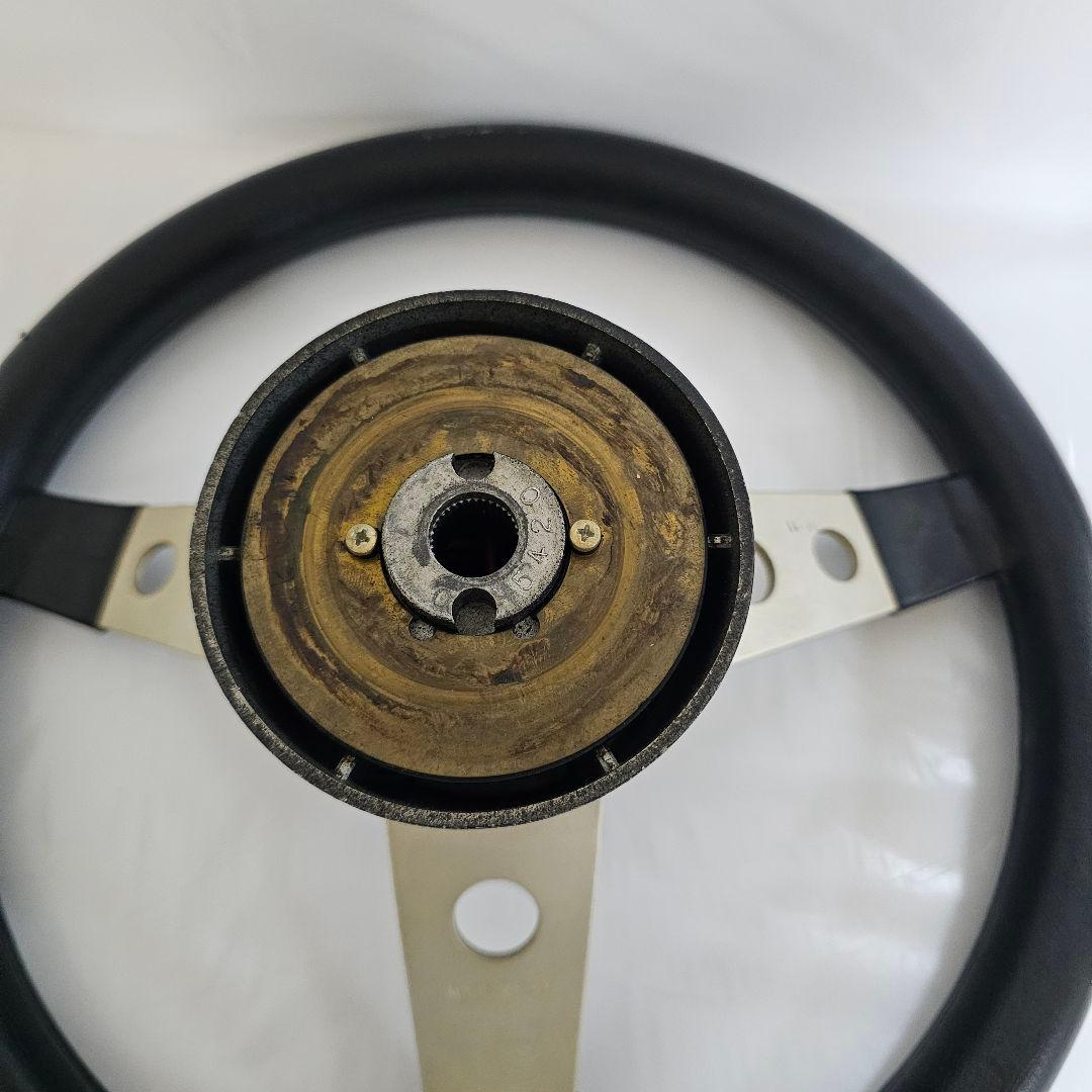 a*u様 パーソナル ステアリング ボス付き 当時物 350mm