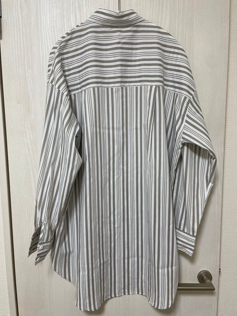 kizuki キズキ　over stripe shirt