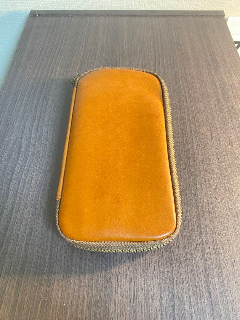 &Liebe 文具にこだわる人のジップペンケース　栃木レザー