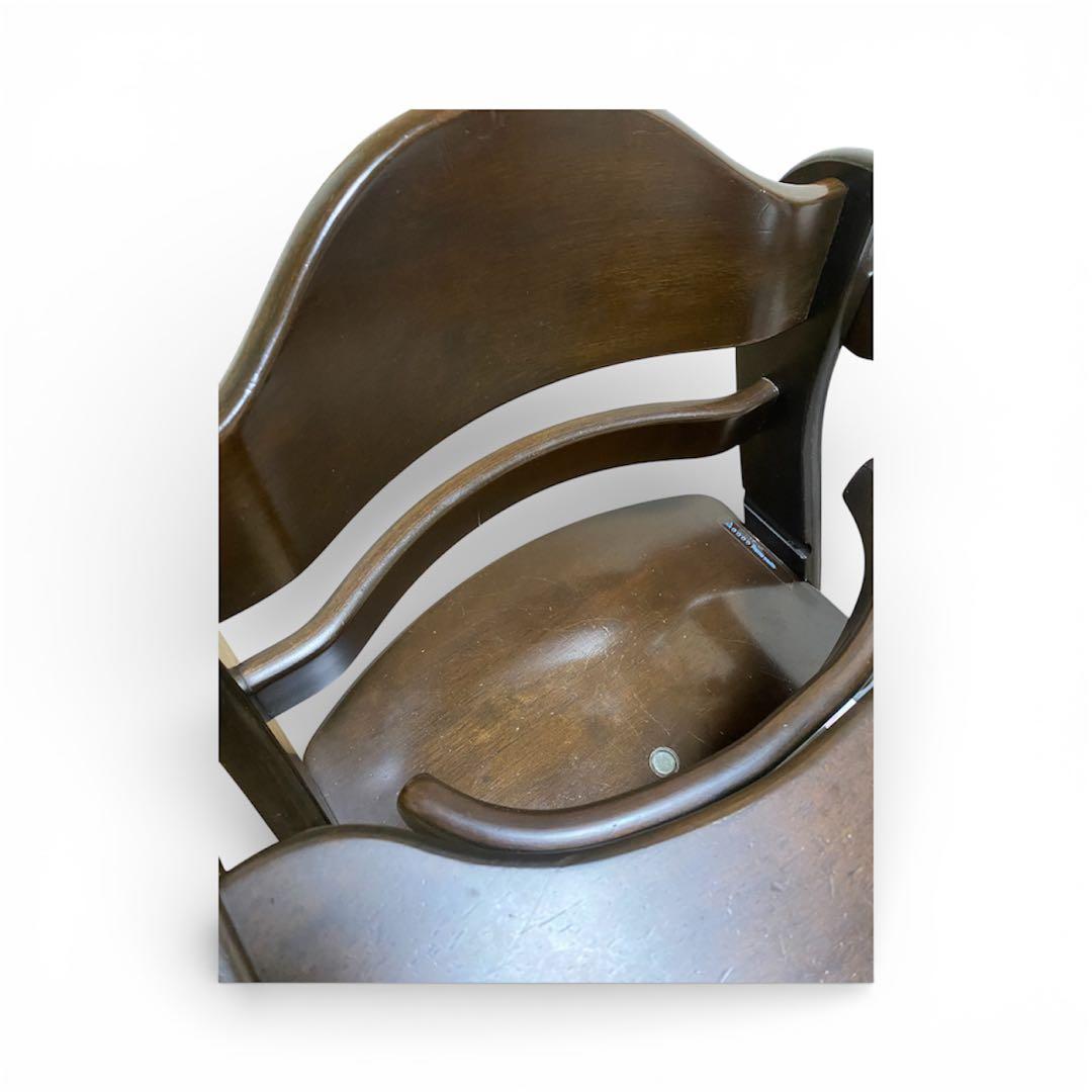 大和屋 すくすくスリムフィットチェアテーブル&ガード付 ベビーチェア