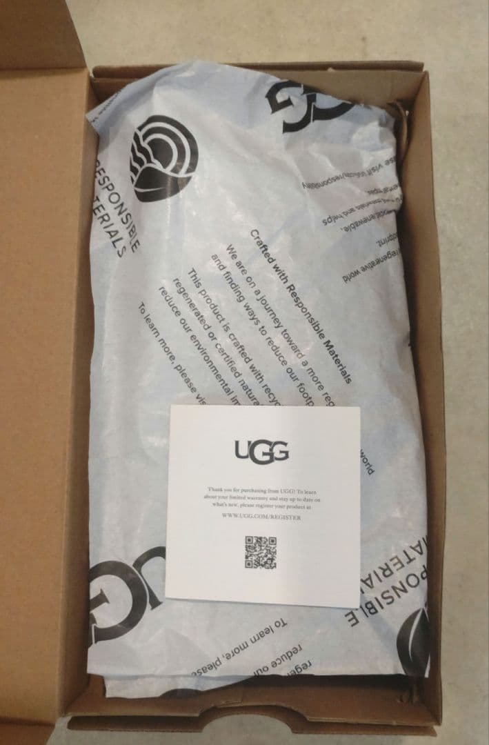 UGG モカシン　ANSLEY(LIGHT GREY) 23cm(サイズUS6)