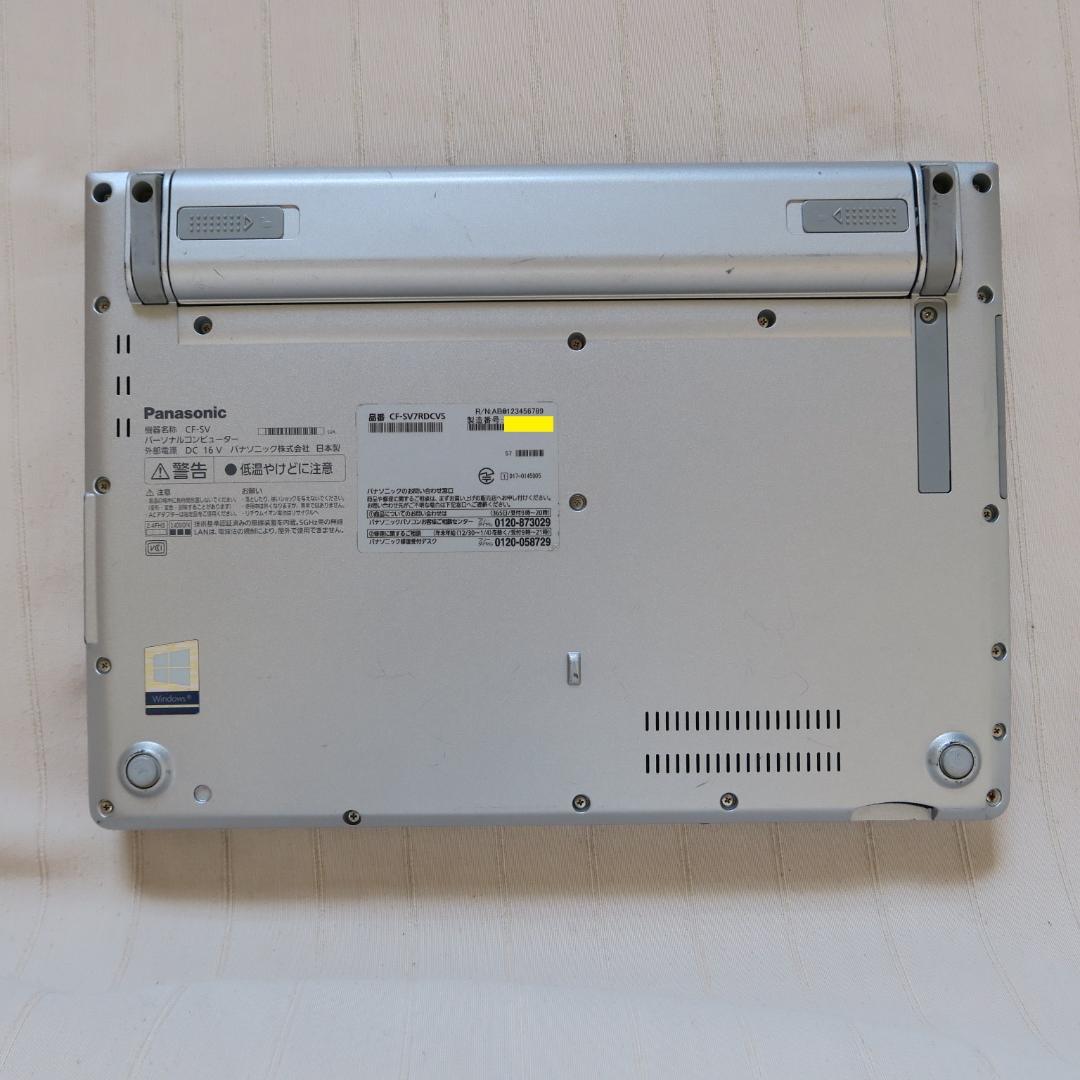 ジャンク・レッツノート SV7／i5-8世代／メモリ8GB／Office2024