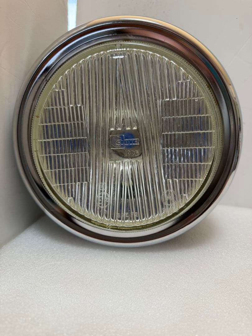 当時物シビエスーパーオスカー凹みレンズ付きヘッドライトASSYマーシャル