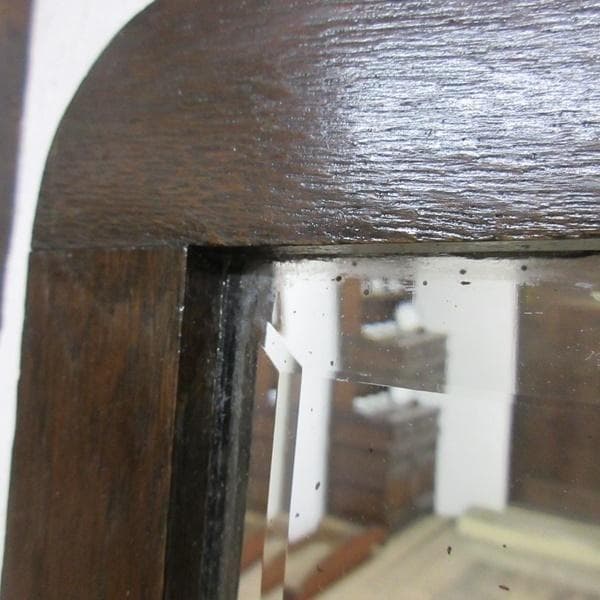 イギリス アンティーク 家具 ウォールミラー 壁掛け鏡 木製枠 英国 6490c