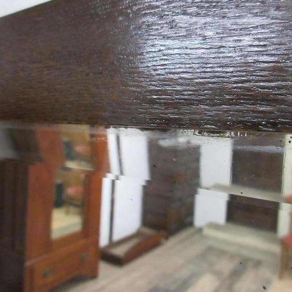 イギリス アンティーク 家具 ウォールミラー 壁掛け鏡 木製枠 英国 6490c