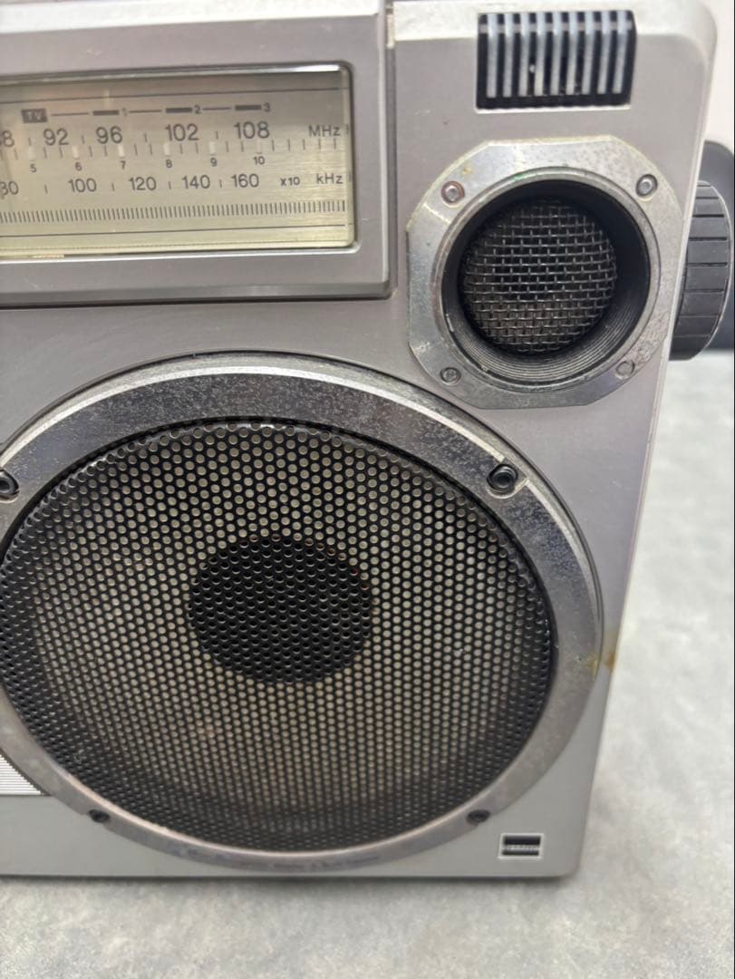 希少！SHARP ラジカセ GF-305ST 昭和レトロ 70s シルバーボディ