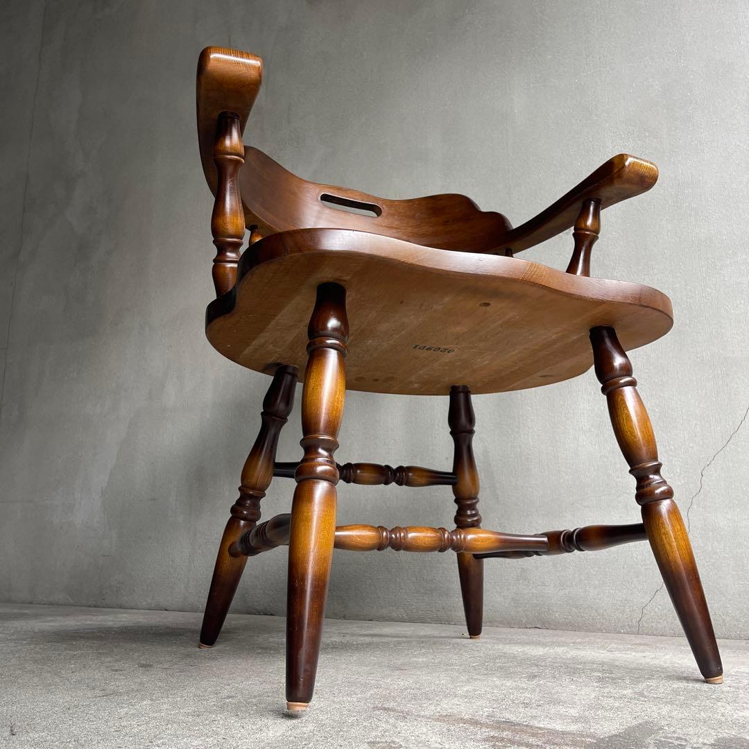 飛騨産業　キツツキマーク　ウィンザーアームチェア　キャプテンチェア