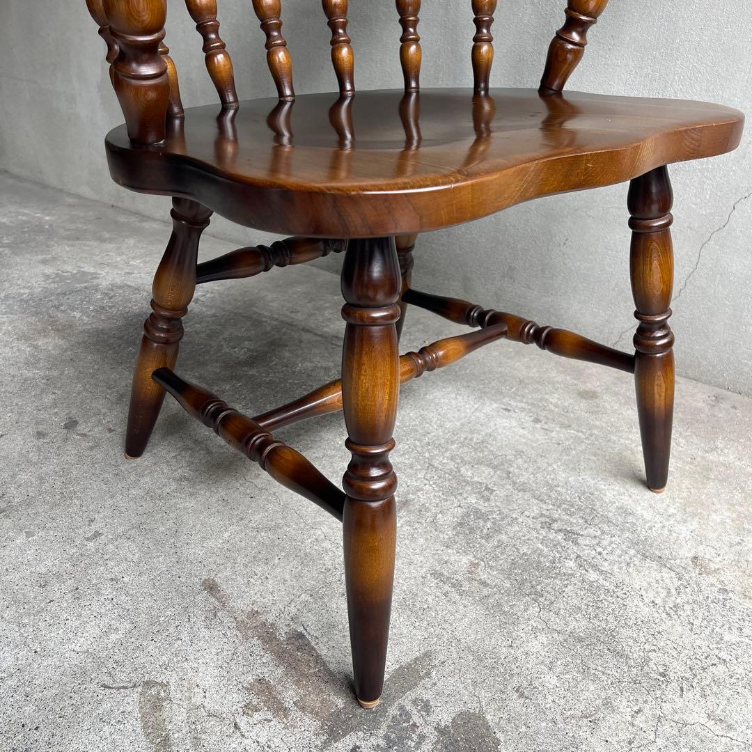 飛騨産業　キツツキマーク　ウィンザーアームチェア　キャプテンチェア