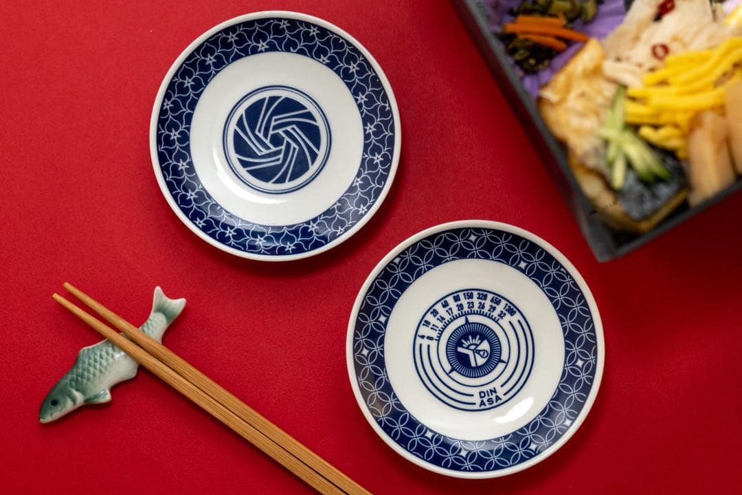 マップカメラ　ライカデザイン　伊万里焼　豆皿1セット（2枚入り）