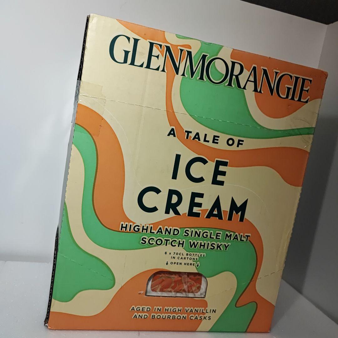 グレンモーレンジ　アイスクリーム 700ml 46％　6本　1ケース未開封