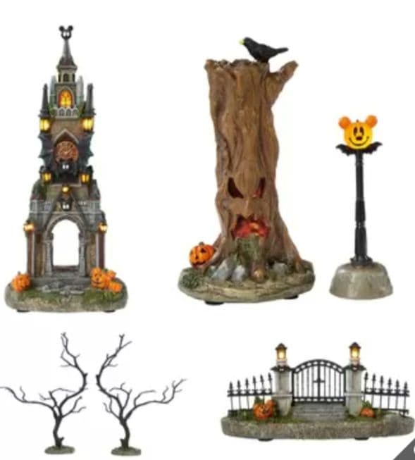 [新品未開封]  コストコ　ディズニー ハロウィン ビレッジ 12ピースセット