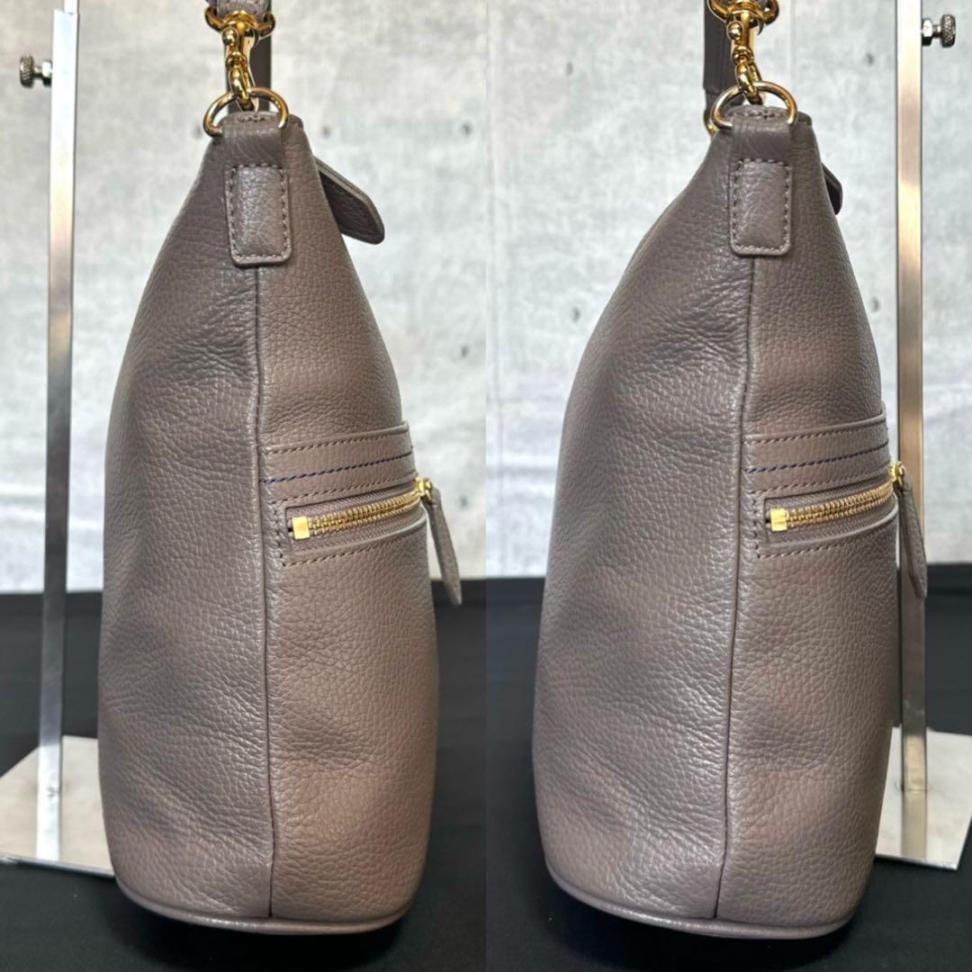 専用品傳濱野 den Hamano CIEL トープ 2WAYハンドバッグ