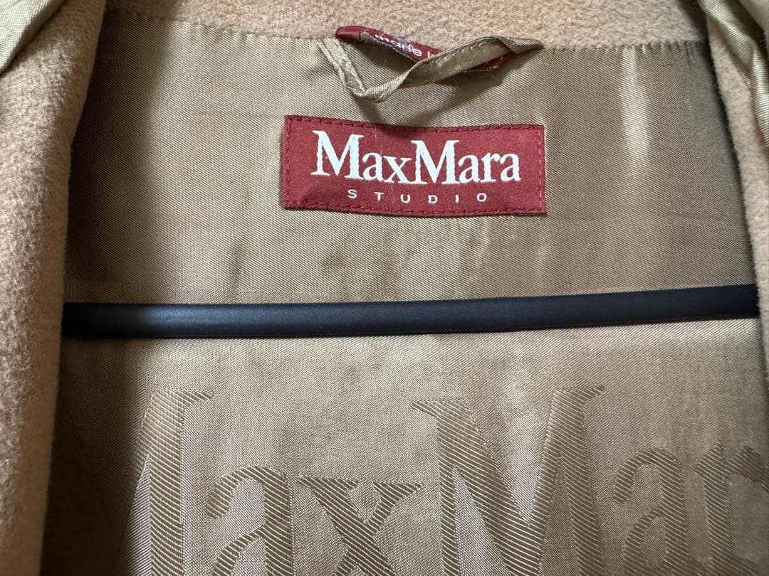 ⭐︎値下げ⭐︎MaxMaraファー付き キャメルウールコート