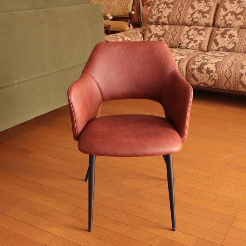 ダイニングチェア キャメルブラウン 椅子 ヴィンテージ 635-185