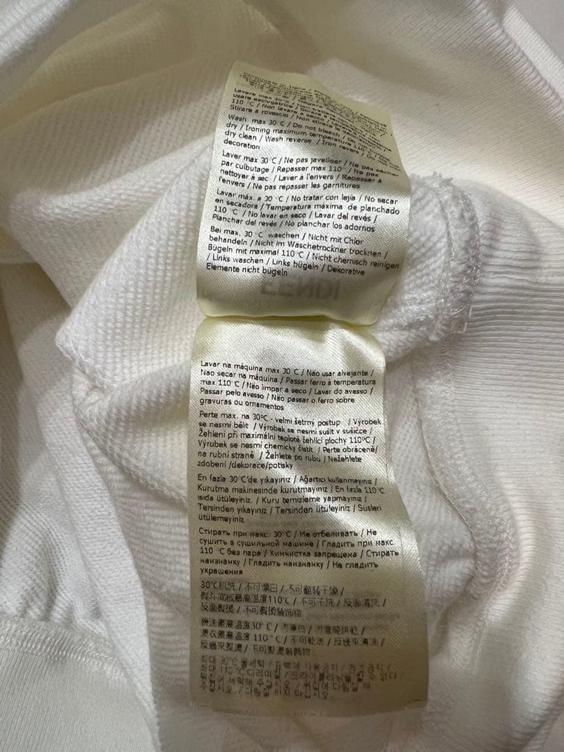 FENDI kids 12+/ ロゴ クロップドスエットトップス